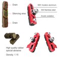 thumbnail image 3 of Eigraketly 1 par de pastillas de freno, accesorio de repuesto, tope de rueda, pieza de bicicleta para reemplazar Ciclismo Negro rojo Eigraketly OD020648-05, 3 of 6