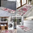 thumbnail image 2 of Pioneer Flower Floral Print Pattern Kitchen Rug Mat,Kitchen Runner Rugs Non Skid Washable,Decorative Kitchen Floor Mats for Kitchen,Sink,Laundry,17"X47", 2 of 5