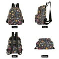 thumbnail image 4 of FORMRS Mini Backpack Purse for Women Travel Daypack Casual Shoulder Bag, Small Space Pattern, 4 of 7