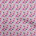thumbnail image 1 of oneOone Rayon Red Fabric Kids Dress Material Fabric Print Fabric By The Yard 56 Inch Wide, 1 of 5