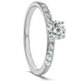 thumbnail image 2 of Pompeii 1/2Ct Round Cut Diamond Engagement Ring in White Yellow or Rose Gold (G/H,I1-I2), 2 of 6