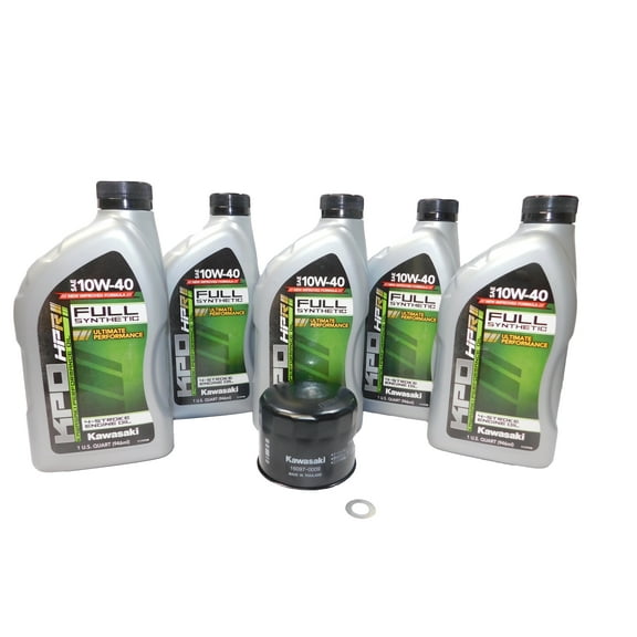 2015-2022 Kawasaki Ninja H2 ZX1000 OEM Full Synthetic Oil Change Kit KAW118