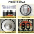 thumbnail image 4 of 80th Birthday Gifts for Men Women 80 Year Old 1944 Birthday Gift Ideas for Dad Mom 40oz Tumbler Cup With Handle, 4 of 6
