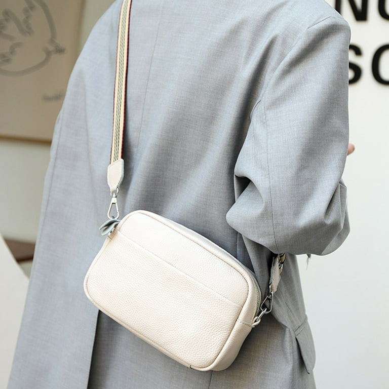 New head leather wide shoulder strap pure leather shoulder