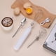thumbnail image 3 of Inteprter Batidor de huevos eléctrico de mano para café, leche, hogar, batidor de crema de capuchino de acero inoxidable, mezclador de bebidas, Electrodomésticos Rosa, 3 of 6