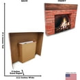 thumbnail image 2 of Advanced Graphics 3821 37.5 x 32.5 x 8 in. Holiday Fireplace 3D Cardboard Cutout, 2 of 5