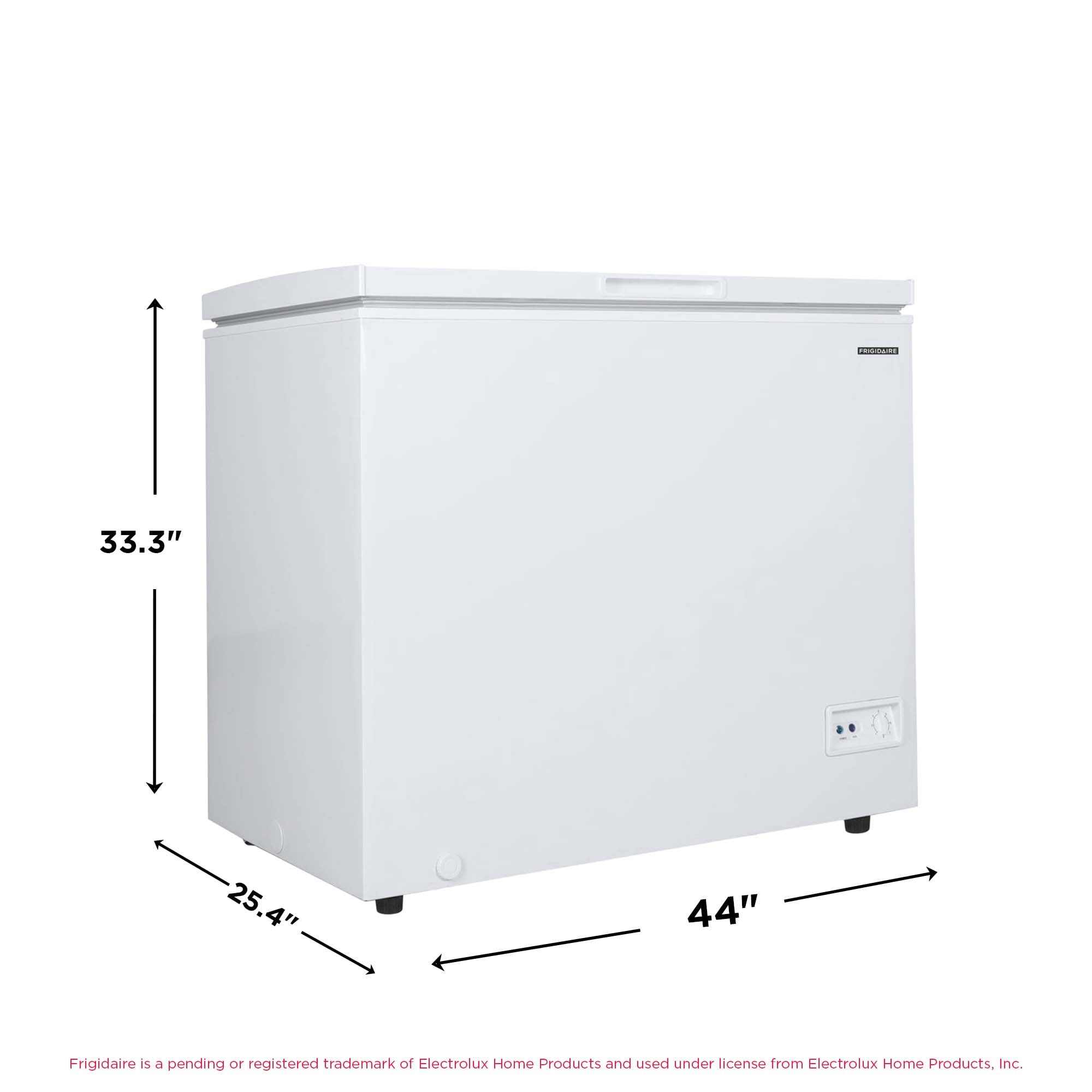 Frigidaire 10.3 Cu Ft Chest Freezer, White Garage Ready Deep Freezer for Basement, Kitchen, Bulk Food Storage