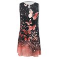 thumbnail image 4 of SnZhen Wedding Guest Dresses for Women Women's Fashion Casual Round-Neck Vintage Sleeveless Print Dresses, 4 of 5