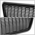 thumbnail image 2 of DNA Motoring GRF-OH-012-BK For 2004 to 2008 Ford F150 ABS Badgeles Honeycomb Style Front Upper Bumper Mesh Grill Glossy Black 05 06 07, 2 of 5