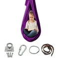 thumbnail image 2 of Cheers.US Therapy Swings for Kids, Snuggle Swing Cuddle Hammock Indoor Adjustable Aerial Yoga for Children, 2 of 4