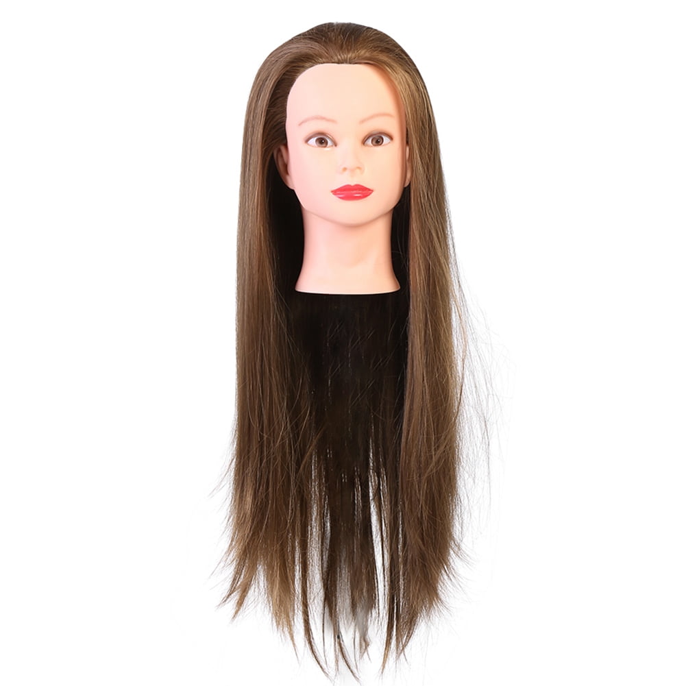 NestledNature Practice , Cosmetology Hairdressing Practice Mannequin Dolls Salon Tools, High Temperature Resistance Fibre Hairdressing Practice For Braiding Stying