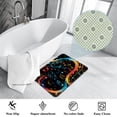 thumbnail image 3 of Note Non-Slip Polyester Office Mat Chair Rug - Machine Washable Office Rug, 3 of 6