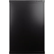 NavePoint 18U Server Rack Enclosure - 17.7” Deep, 18U Wall Mount Network Cabinet with Locking Perforated Door, 19” IT Equipment Compatible, 18U Network Rack, Removable Side Panels, Black