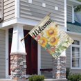 thumbnail image 2 of Spring Summer Sunflower Garden Flag 28x40 Inch Double Side for Outdoor Courtyard Garden Decor Flowers Welcome Holiday Flag for Outside Decoration, 2 of 6