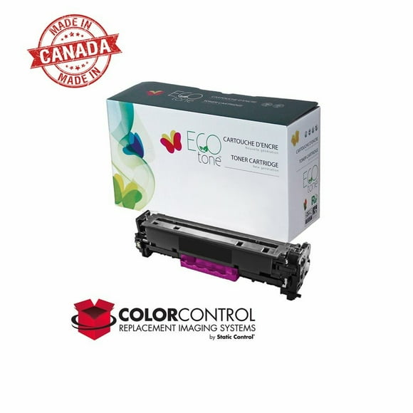 EcoTone Toner Cartridge - Remanufactured for Hewlett Packard CE323A / 128A - Magenta