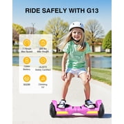 MIHOVER Self Balancing Scooter with Seat Attachment,Balancing Scooter for Kids or Adults with Adjustable Length, Fits 6.5 8 10 ,360°swivel Wheel UL2272 & CPC Certified