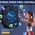 thumbnail image 4 of Music Boxing Machine for Adults and Kids, Smart Bluetooth Boxing Machine with Boxing Gloves Wall Mounted, Music Boxing Target Workout Punching Equipment for Home(Upgrade), 4 of 9