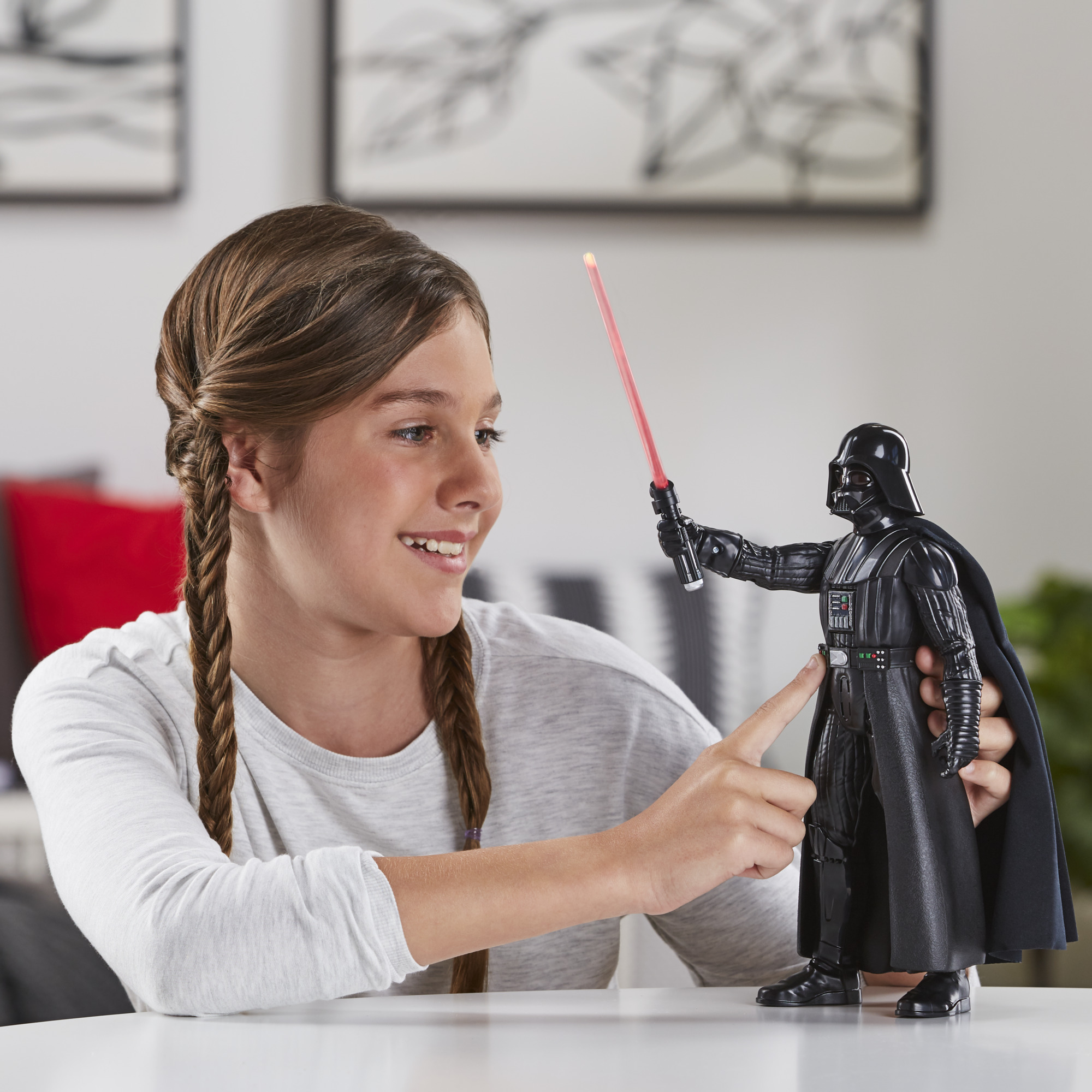 Star Wars: Obi-Wan Kenobi Darth Vader Toy Action Figure for Boys and Girls Ages 4 5 6 7 8 and Up (12”) - image 10 of 11