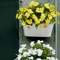 thumbnail image 4 of 4 Pcs Artificial Flowers Outdoor Impatiens Silk Impatiens Flowers 15.74" Yellow Faux Flowers Impatiens Bushes UV Resistant Artificial Impatiens for Pot Patio Lawn Garden Hanging Basket Porch Decor, 4 of 7