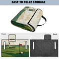thumbnail image 6 of Whosucclay Golf Course Print Golf Cart Seat Cushion Cover, Travel-friendly 4 Convenient Pockets Seat Protector for Club Car Ds Precedent Tempo EZGO Yamaha Carts, 6 of 9