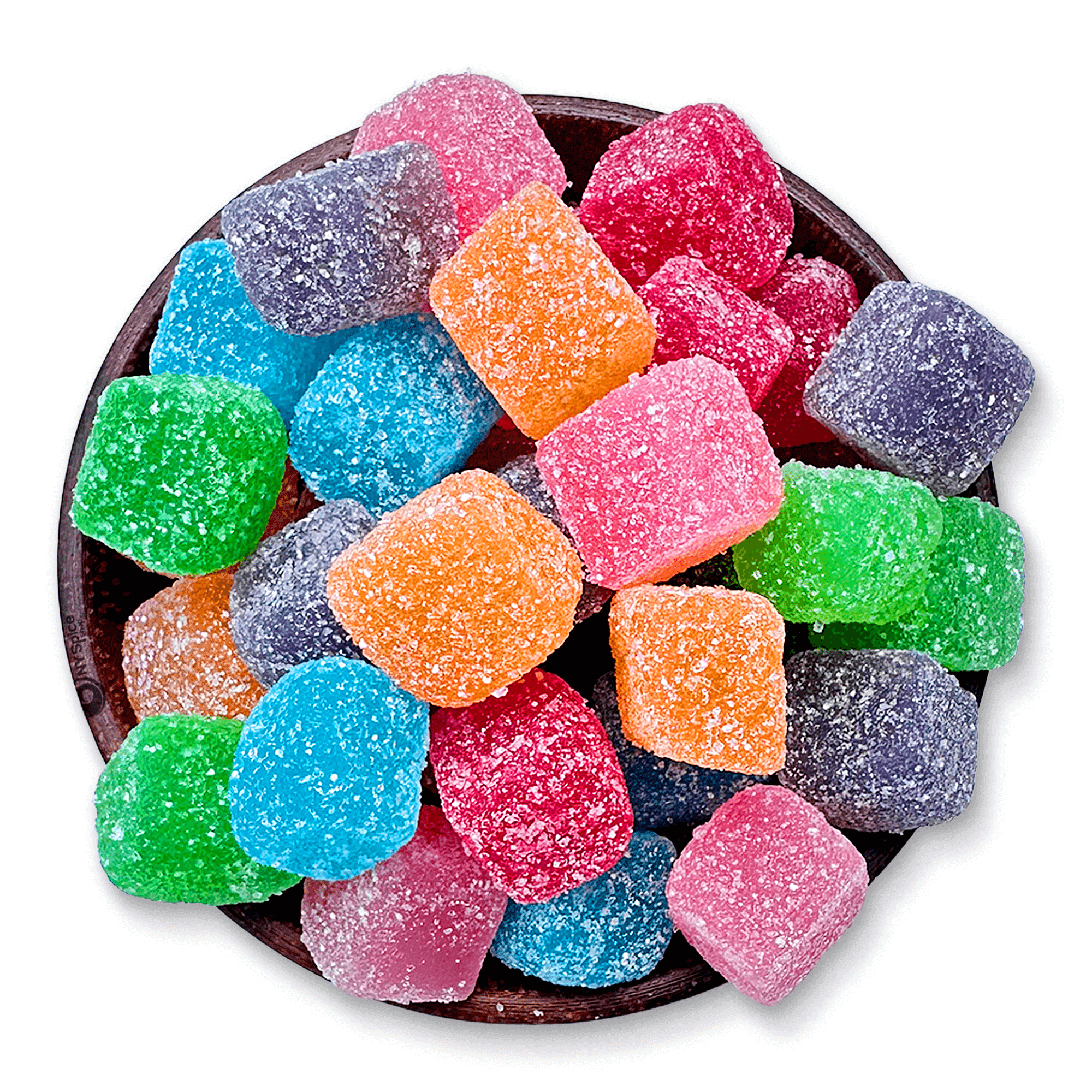 NY SPICE SHOP Sour Chewy Gummy Cubes - 1 Pound
