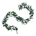thumbnail image 1 of Paquete de 5 plantas de flores de vid de rosas falsas de 41 pies, flores artificiales colgantes de hiedra rosa para el hogar, hotel, oficina, boda, fiesta, jardín, artesanía, decoración artística,, 1 of 5