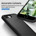 thumbnail image 3 of Entronix Funda Resistente Diseñada para iPhone 7 Plus/8 Plus, Cubierta Protectora a Prueba de Golpes de Triple Capa, Color Negro, 3 of 8