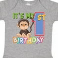 thumbnail image 4 of Inktastic Monkey First Birthday Boys or Girls Baby Bodysuit, 4 of 5