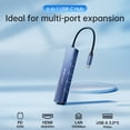 thumbnail image 4 of ACASIS USB-C Docking Station, 6-in-1 Hub with HDMI, 100W PD, USB 3.0, Ethernet, Compatible with iPhone, MacBook, 4 of 11