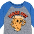 thumbnail image 3 of Instant Message - Fall - Piece Out Pumpkin Pie - Toddler & Youth Raglan Graphic T-Shirt, 3 of 5