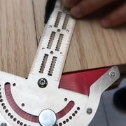Woodworking Edge Ruler Woodworking Tools:0-70°Adjustable Protractor Angle Finder, Multifunctional Precision Carpentery Tools,20 Inch