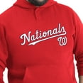 thumbnail image 7 of Men's G-III Sports by Carl Banks Red Washington Nationals Adaptive Lockup Fleece Hoodie, 7 of 7