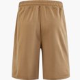 thumbnail image 4 of DDAPJ pyju Birthday Gifts! Mens Waffle Knit Shorts Trendy Ripped Short Pants Lightweight Drawstring Casual Athletic Shorts with Pockets Khaki XXXL, 4 of 6