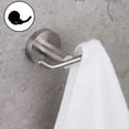 thumbnail image 4 of Gancho para baño Gancho para abrigos de acero inoxidable, adecuado para baño y cocina Estilo moderno de hotel Montado en la pared Acabado cepillado Namotu HMHZ1259, 4 of 6