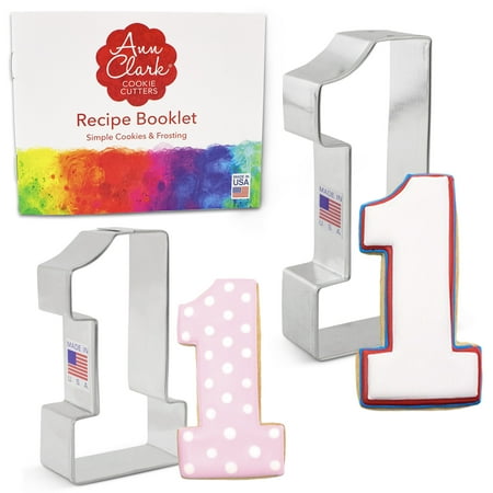 

Ann Clark Number 1 Cookie Cutter Set 2-Piece Made in USA