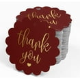 thumbnail image 4 of Inkdotpot Gold Foil Paper Hang Tags Thank You Bridal Shower Favor Tags 100 Piece, 4 of 7