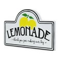 thumbnail image 2 of Contemporary Home Living 19" Black and Yellow Fresh Lemonade Wall Sign, 2 of 4