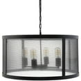 thumbnail image 3 of Modway Frost Pendant Chandelier with Adjustable Chain in Black, 3 of 5