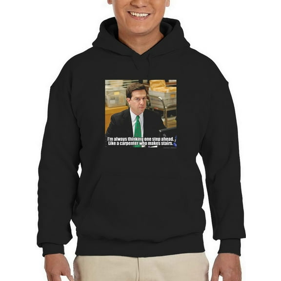 Andy Bernard The Office Quote Hoodie Men, Male Small