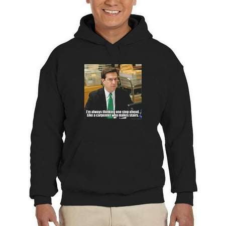 Andy Bernard The Office Quote Hoodie Men, Male x-Large