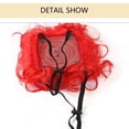 thumbnail image 3 of Pet Wig, Black Curly Afro Hairstyle, 1 Piece for Cats and Dogs, Funny Cosplay Costume Accessory for Halloween Party Holiday Photo Shoot Decoration, 3 of 4