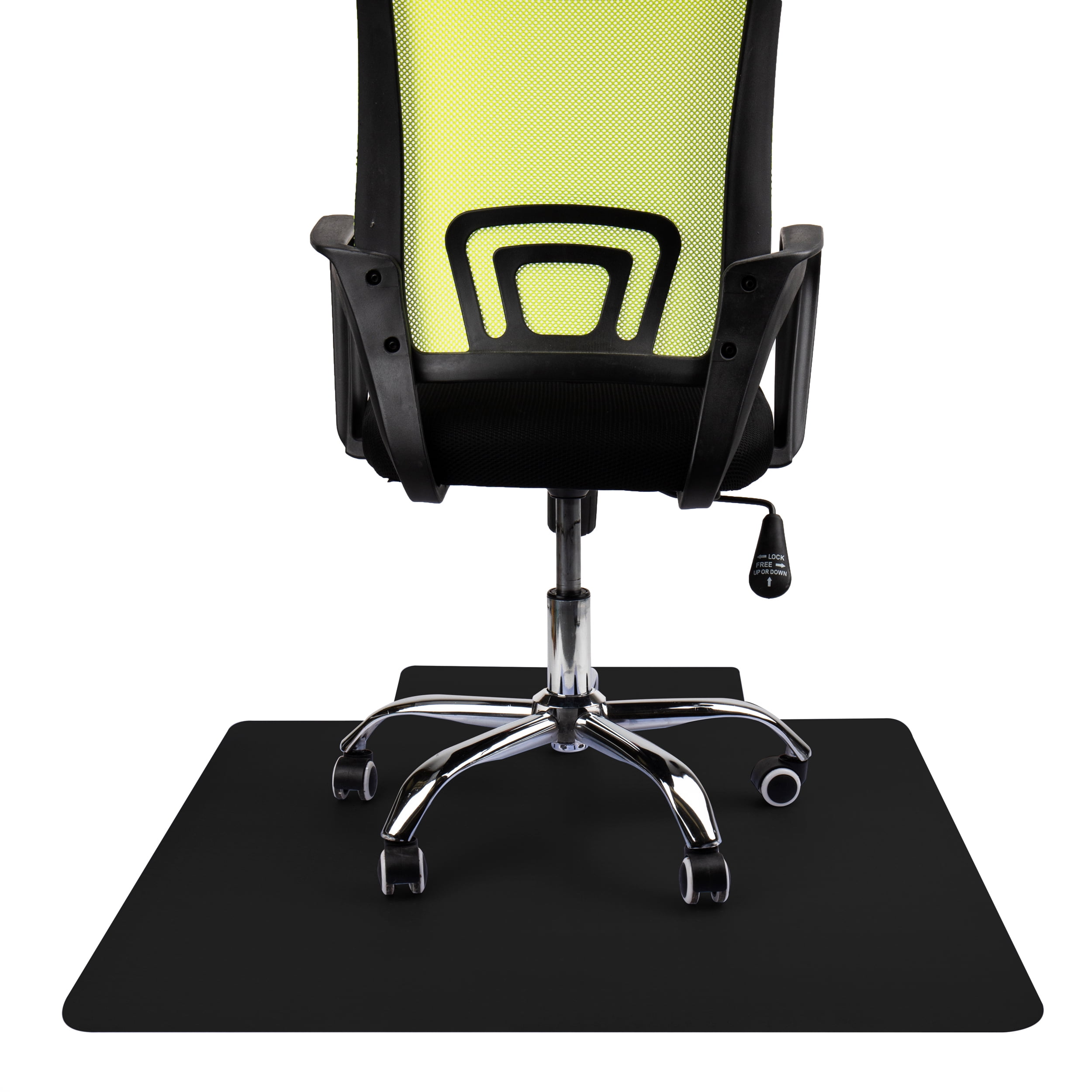 Mind Reader Office Chair Mat Clear with Black Home Office Art