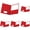Red, variant on General Two Pocket Folders, Textured Paper, Burgundy, For School, Home, and Office, Letter Size, 25 Per Box (57557)