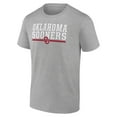 thumbnail image 2 of Men's Heather Gray Oklahoma Sooners Collegiate Stack T-Shirt, 2 of 3