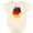 Natural, variant on Inktastic German Map Flag Boys or Girls Baby Bodysuit