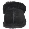 thumbnail image 2 of Bearpaw Loki Shearling Lined Mule Slippers, Black, 2 of 2