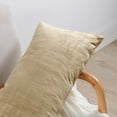 thumbnail image 5 of Home Soft Things Textured Velvet Pillow Covers (Set of 2), - Almond Buff - 14" x 26", 5 of 5