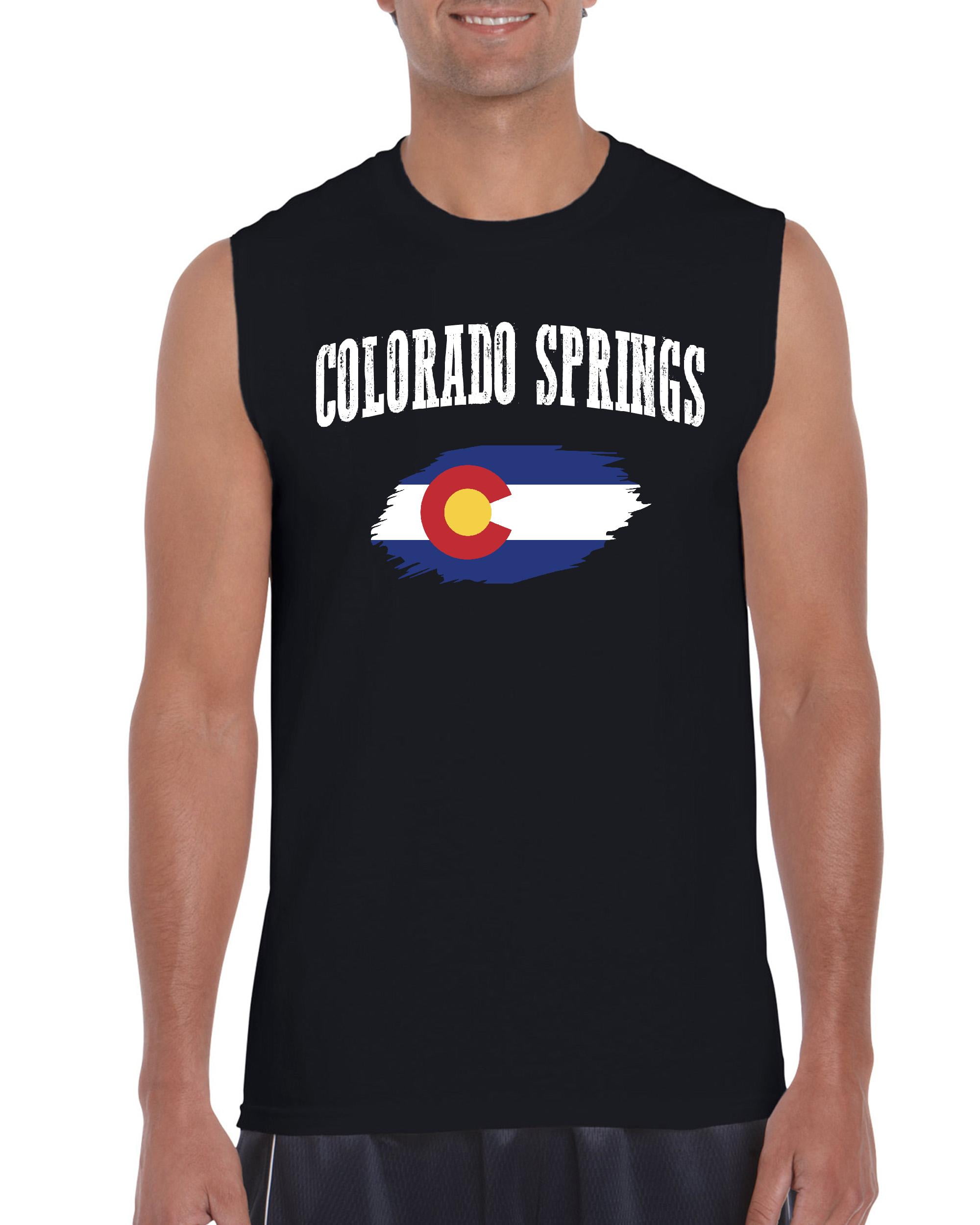 Mom's Favorite Mens Colorado Springs Ultra Cotton Sleeveless TShirt