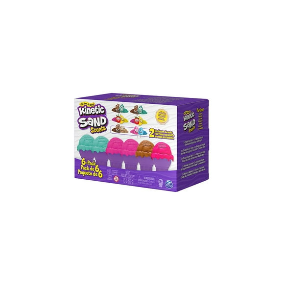 Kinetic Sand: Pack 6 Contenedor De Helados Spin Master 6061095