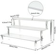 thumbnail image 4 of Cupcake Stand 3 Tiers Cake Display Stand with LED Light String Acrylic Cupcake Display Shelf Transparent Dessert Tower Table Top Decoration for Birthday Party Wedding Baby Shower, 4 of 8